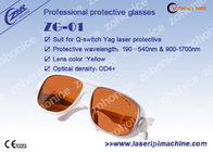 E Light 2000nm Panjang Gelombang IPL Suku Cadang Kacamata Pelindung Mata Untuk Laser