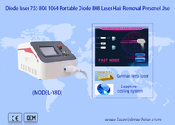Portable Efektif Painless 808 Diode Laser Hair Removal Untuk Salon Kecantikan
