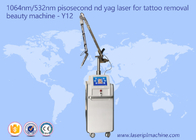 Energi tinggi Mesin Laser Tato Removal picosecond untuk peremajaan kulit penghapusan tato tubuh