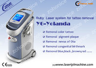 1064nm / 532nm Nd Yag Laser Mesin Penghapusan Tato Dermatologi