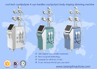 Mesin Vakum Cryolipolysis Tubuh Membentuk, 4 Menangani Cryolipolysis Fat Freeze Slimming Machine