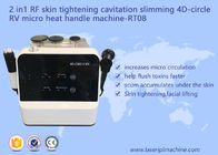 2 In 1 RF Peralatan Kecantikan Skin Tightening Cavitation Slimming 4D Circle Rv Micro Heat Handle Machine