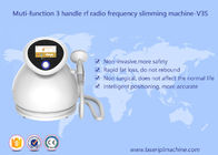Multifungsi RF Peralatan Kecantikan 3 Menangani Rf Radio Frekuensi Mesin Pelangsing