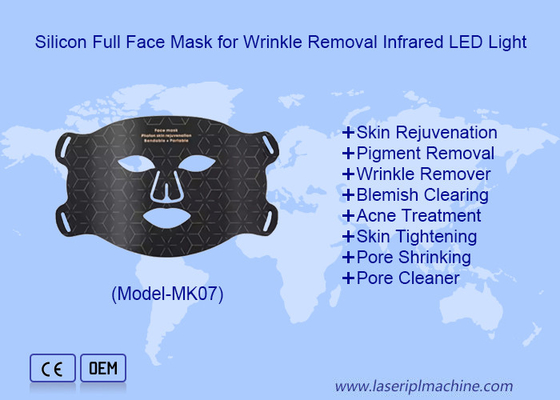 Home Use LED Light Therapy Skin Rejuvenation Tighten Spa untuk Masker Wajah LED