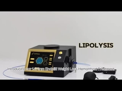 Penghapusan vena varikos Perawatan wasir 980 1470nm Mesin Liposuction Laser Diode Bedah