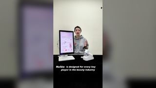 2in1 Pencitraan 3 Spektrum 8Mp Diperbesar Kamera 50 Kali Perangkat Penganalisis Kulit dan Kulit Kepala Ai
