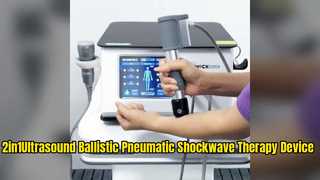 Perangkat Terapi Gelombang Kejut Pneumatik Ultrasound Pereda Nyeri Relaksasi Otot 12Bar