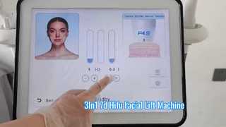 3 In1 Vinial Menegangkan Kulit Menegangkan Tubuh Menurunkan Berat Badan Lifting Wajah 7D Hifu