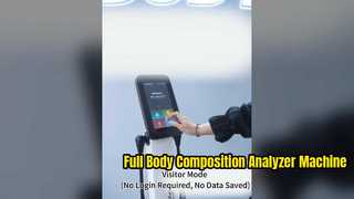 Mesin Penganalisis Komposisi Tubuh Pengukuran Skala Lemak Elektrode Kontak 8 Titik