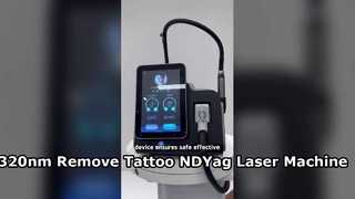 Picosecond 532nm 1064nm 1320nm Hapus Tato ND Yag Laser Machine