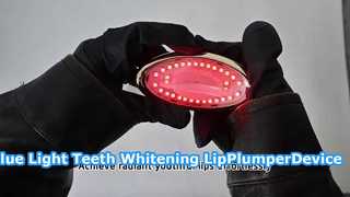Terapi Foton LED Mini Lampu Merah Biru Pemutih Gigi Perangkat Pemadat Bibir Anti Keriput Bibir