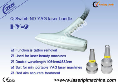 Nd Yag Laser Handle Hy 2 Untuk Penghapusan Tattll Dengan Panjang Gelombang Ganda
