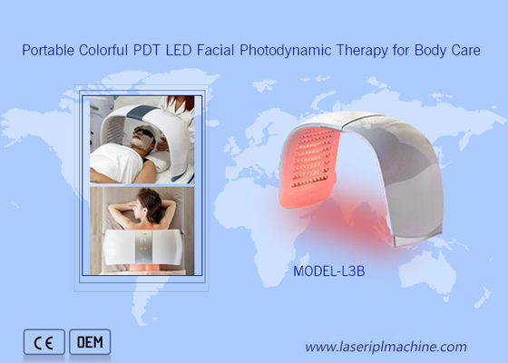 Salon Gunakan Portable Colorful Pdt Led Photodynamic Therapy Machine Untuk Penuaan Kulit