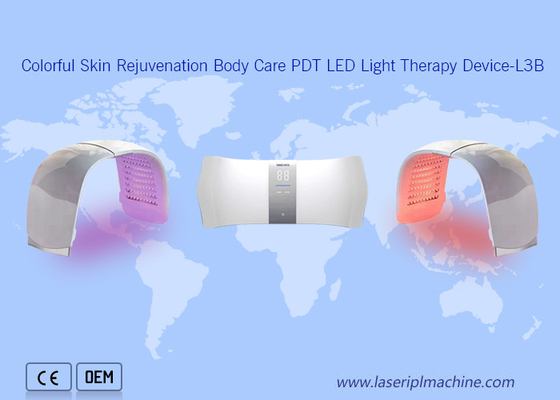 Kelas Medis 7 Warna Peremajaan Kulit Perawatan Tubuh Pdt Led Light Therapy Machine