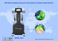 Tingkat Rendah 6D Laser Lemak Mengurangi 532nm Hijau 635nm Terapi Lampu Merah Perangkat Terapi Laser Dingin
