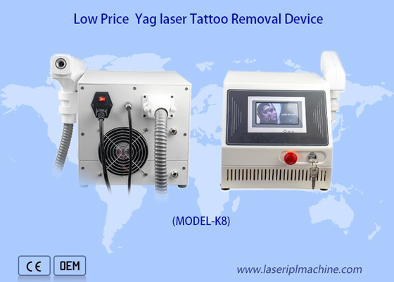1320nm 1064nm 532nm Mesin Pemutih Kulit Penghilang Tato Laser Nd Yag Portabel