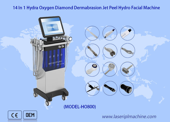 14 In 1 Oxygen Jet Peel Machine Multifungsi Untuk Perawatan Kulit