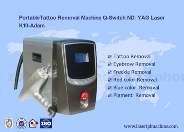 Portalbe Q Switch Nd Yag Laser Tattoo Removal Mesin Penghapusan alis Untuk Pigmen Usia