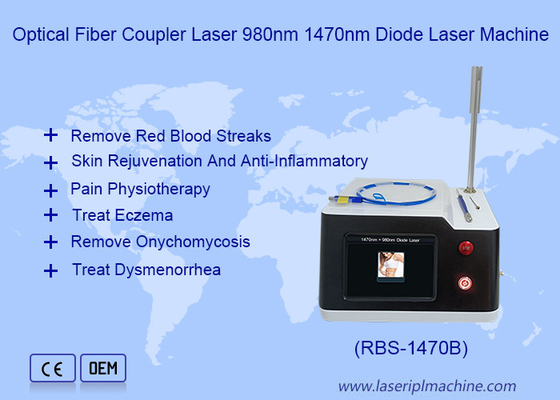Portable Fat Burning Non Surgical Liposuction Machine 980 1470nm Perangkat
