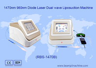 1470nm 980nm Diode Laser Lipolysis Bedah Perangkat Laser Larut lemak