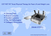 Ponsel 448KHz CET RET RF Penanggulangan Rasa Sakit Mesin Terapi TECAR untuk Menegangkan Kulit