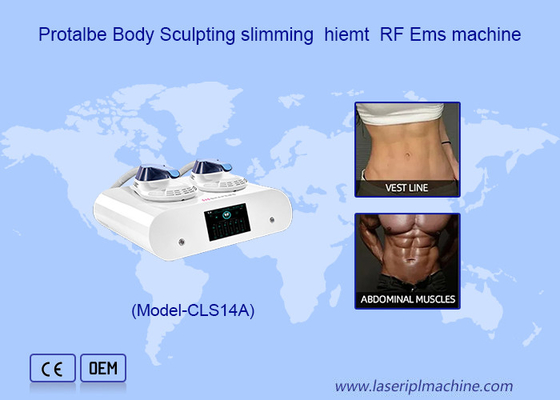 Portable Non Invasive Ems Fitness Slimming Hi-EMT Mesin Pembangunan Otot