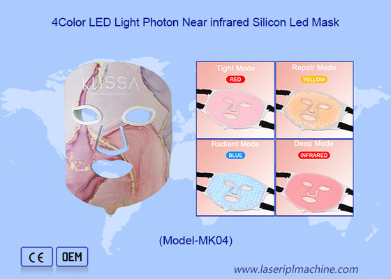 Pembersih kerutan LED Infared Face Mask dengan suhu 38-42C