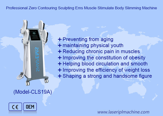 Frekuensi tinggi EMS Slimming Electromagnetic EMS Membentuk Mesin Patung untuk paha