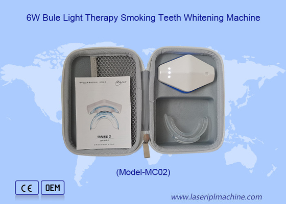 Wireless 15 menit Memutihkan Gigi Dengan Cahaya LED Biru Dingin 465nm ~ 485nm