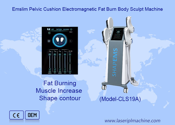 5-200Hz EMS Stimulator Otot Mesin Body Sculpting dengan Sistem Pendingin Udara Cerdas