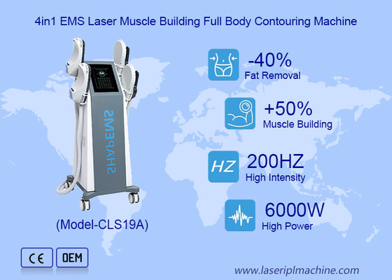 Membangun Otot Hi Emt Mesin Intensitas Tinggi Pulsed Fungsi Elektromagnetik