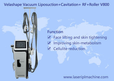 Lebar 940nm Laser Wavelength Vakuum RF Cavitation Body Slimming Machine Membakar lemak
