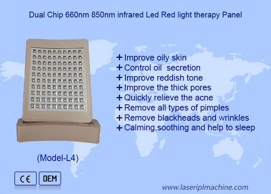 PDT LED Panel Terapi Lampu LED Merah Terbuat dari Bahan Retardant Api PC