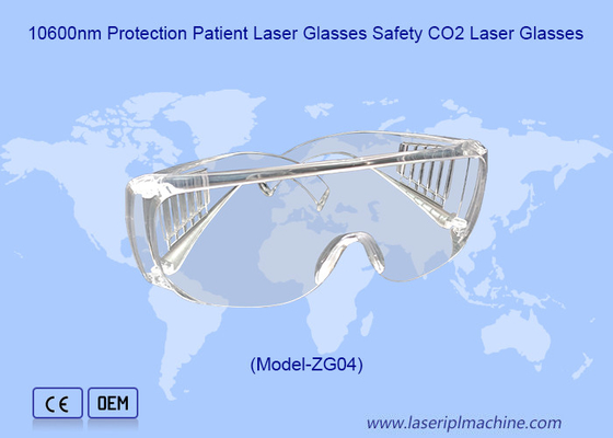 Kacamata Perlindungan Keamanan Laser CO2 10600nm Dengan Transmittansi
