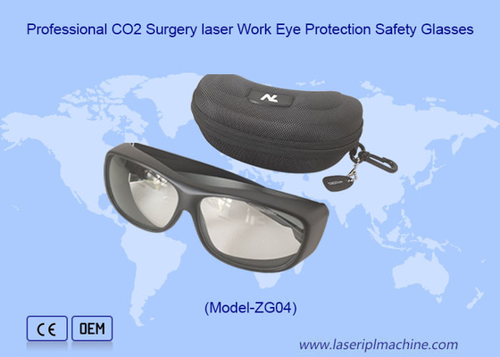 Keamanan Eye Wear Kacamata 10600nm untuk Laser Surgery Pusat kecantikan atau penggunaan salon