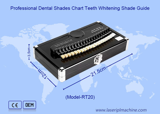 Gigi Membersihkan Gigi Memutihkan Gigi 3D Pemutih Shade Guide Device