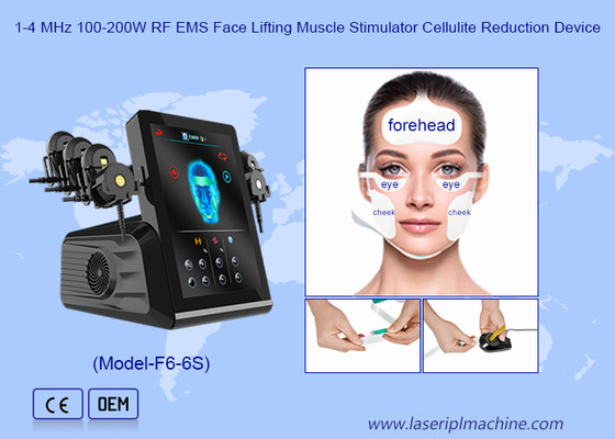 Sculpting  Electo Magenetic Body Slimmingting Machine untuk Pijat Mata 6in1 Skin Facial Lifting EMS Facial Shaper