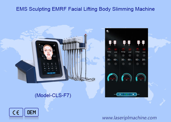 Sculpting  Electo Magenetic Body Slimmingting EMRF Face Lifting Double Chin Removal Body Slimming Machine
