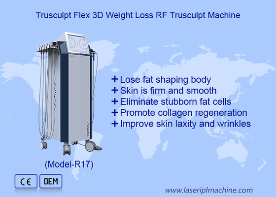 Non-invasif RF Trusculpt Wajah Lifting Membakar Lemak Mesin Penurunan Berat Badan