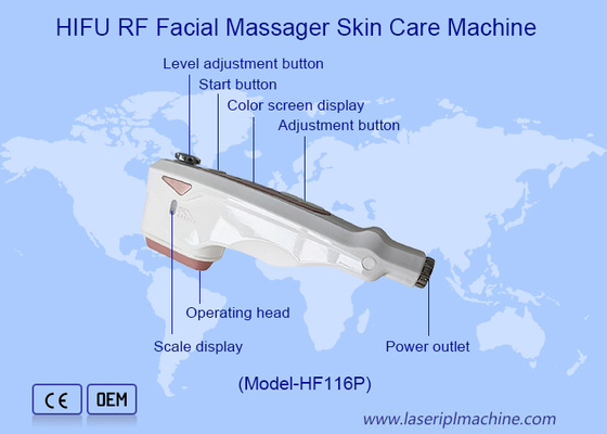 Penggunaan Rumah HIFU Perawatan Wajah Penghapusan Kerutan Peremajaan Kulit Mesin face lifting