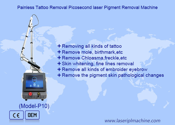 Penghapusan Tato Tanpa Nyeri Picosecond Laser Penghapusan Pigmen Mesin Kecantikan