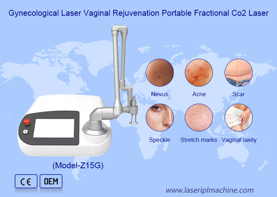 Peralatan Ginekologis Portable Co2 Fractional Laser Machine Peremajaan Vaginal