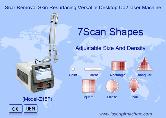 Penghapusan bekas luka Menghidupkan kembali permukaan kulit Mesin Laser CO2 Desktop serbaguna