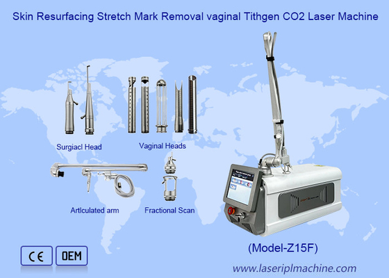 Penghapusan bekas luka Menghidupkan kembali permukaan kulit Mesin Laser CO2 Desktop serbaguna