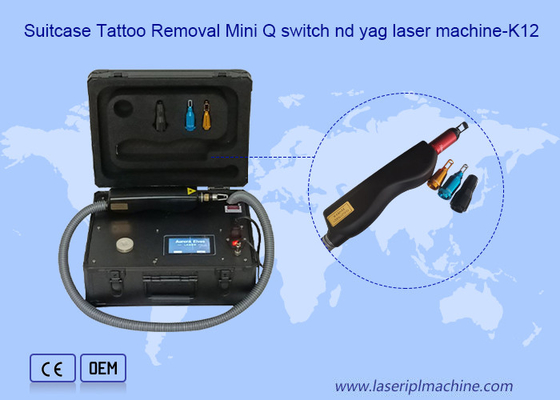 1320nm 10ns Koper Q Switch Nd Yag Laser Tattoo Removal Mesin Penghapusan Pigmen