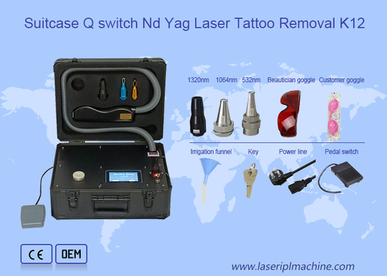 Koper 532nm Laser Penghapusan Tato Mini Q Switch Nd Yag Beauty Machine