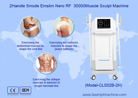 2Handle 5mode Electro Magnetic body Slim Nero RF 30000Muscle Sculpt Mesin pembakaran lemak