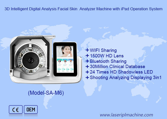 3D Intelligent Digital Analysis Facial Skin Analyzer Machine dengan Sistem Operasi iPad