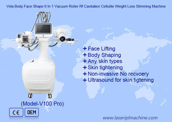 360 Rotasi Vacuum Roller RF Degree Target Berat Rugi Velashaping Slimming Machine
