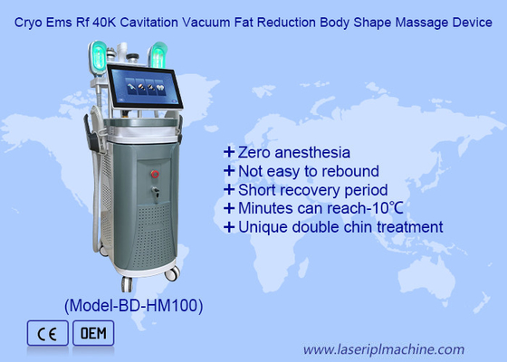 360 Cryo Plus 40K RF vakum EMS penurunan berat badan kulit mengencangkan 360 Cryolipolysis Dan Emslim